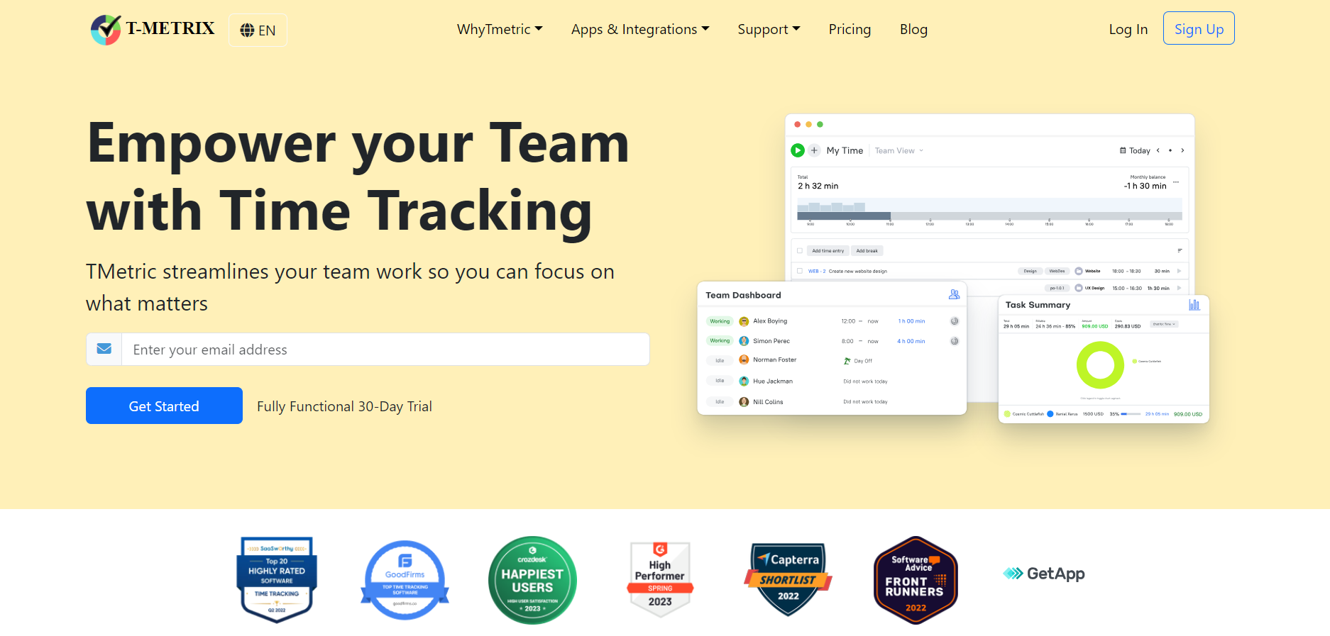 t-matrix webpage preview image